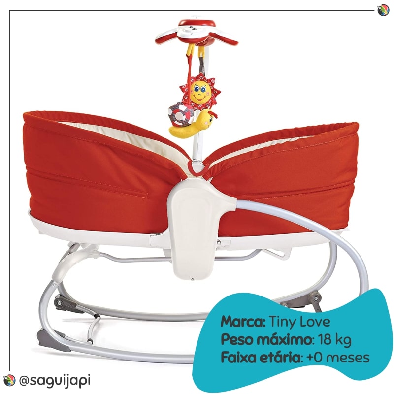 Cadeirinha de descanso 3 em 1 da Tiny Love – Sagui Japi